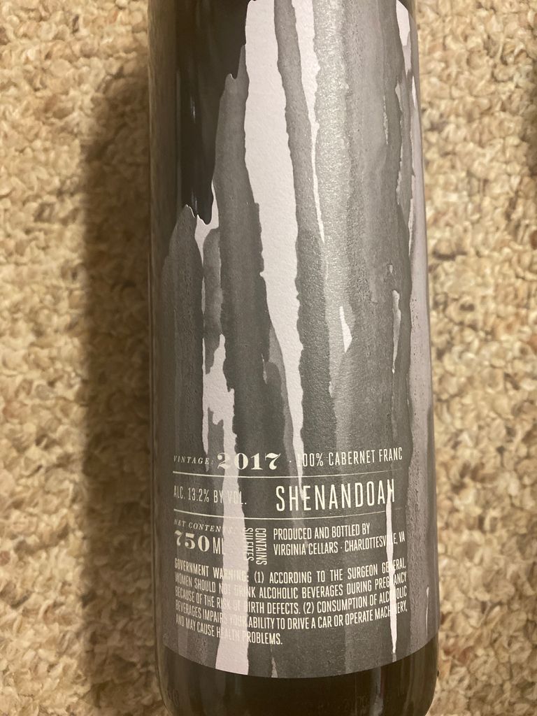 2017 Jake Busching Wines Franc Cedar Creek Vineyard, USA