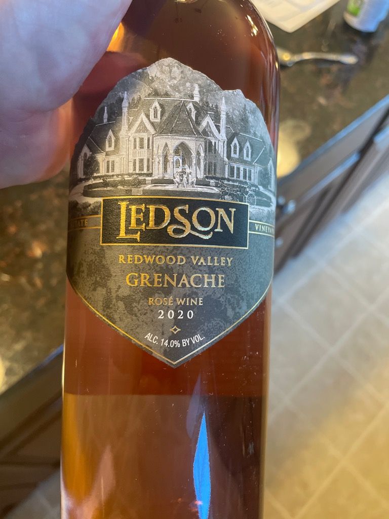 2020 Ledson Grenache Rosé California, USA, California CellarTracker