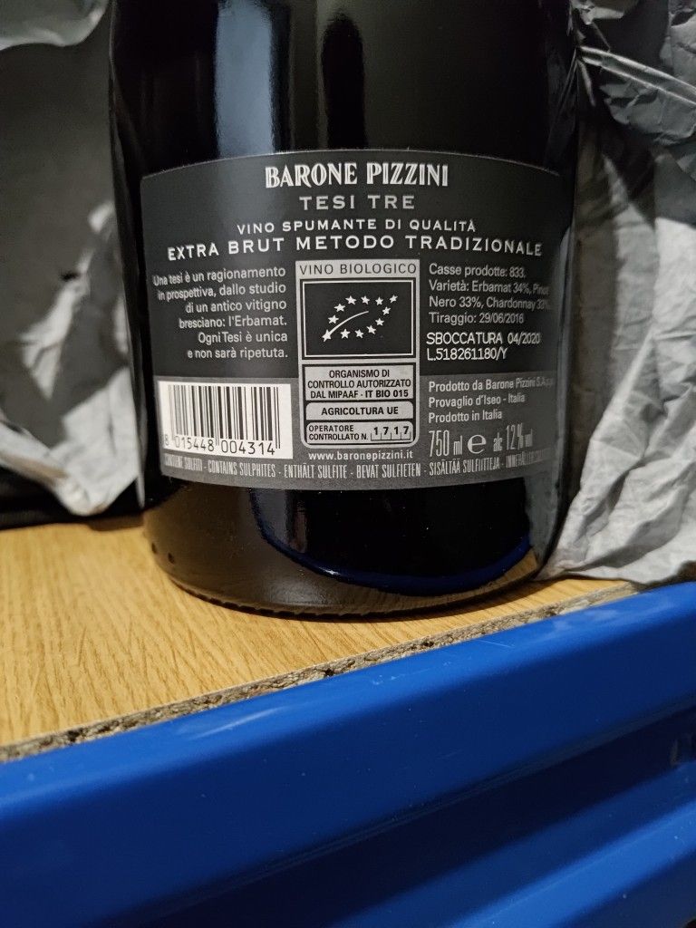 N.V. Barone Pizzini Franciacorta Tesi Tre - CellarTracker