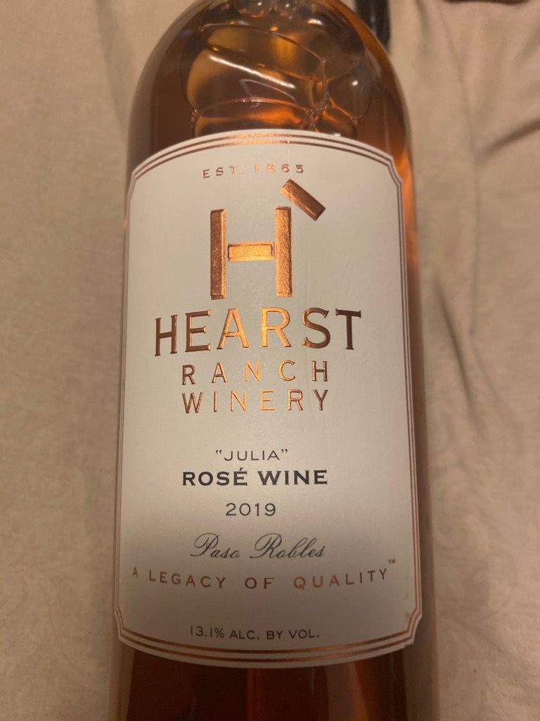 2019 Hearst Ranch Winery Julia, USA, California, Central Coast, Paso