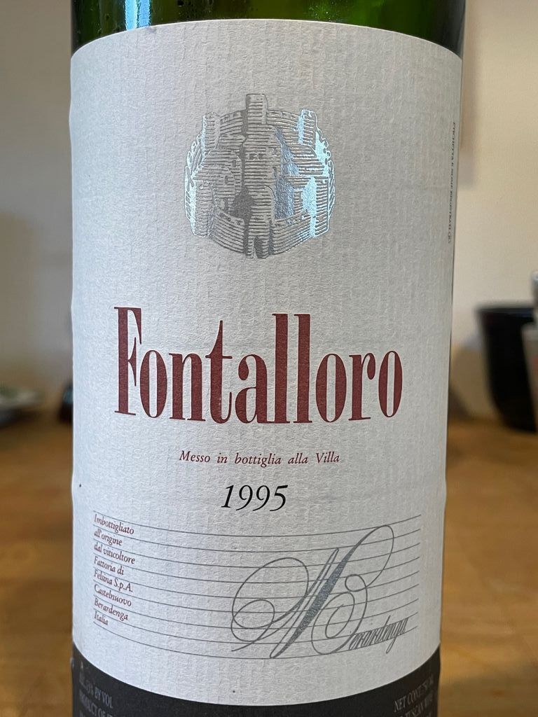 2000 Fattoria di Fèlsina Berardenga Fontalloro - CellarTracker