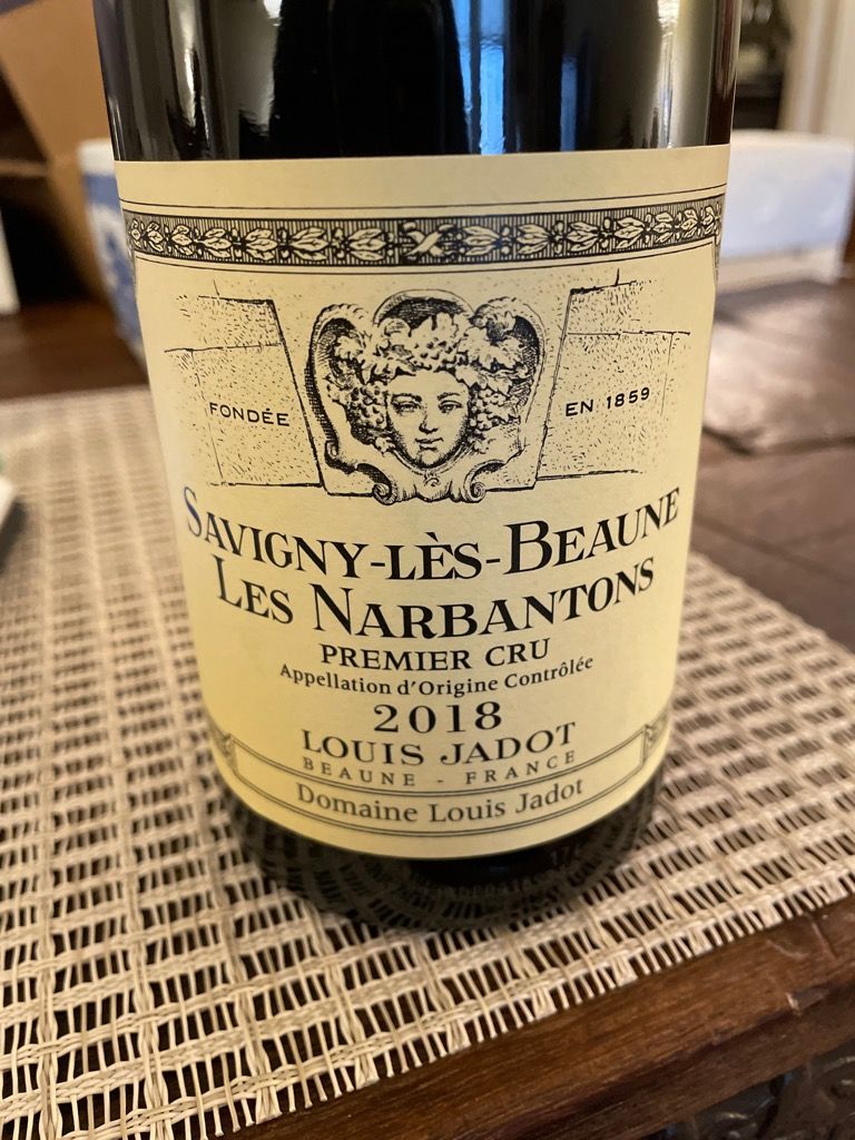 2018 Louis Jadot Savigny-lès-Beaune 1er Cru Narbantons - CellarTracker