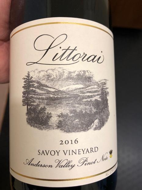 2016 Littorai Pinot Noir Savoy Vineyard, USA, California, North Coast ...