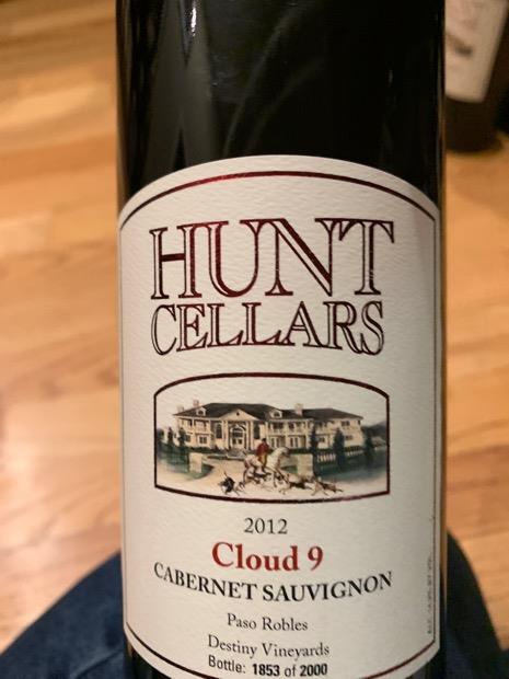 2012 Hunt Cellars Cabernet Sauvignon Cloud 9 Destiny Vineyards, USA