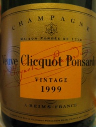 1999 Veuve Clicquot Champagne Brut Vintage, France, Champagne