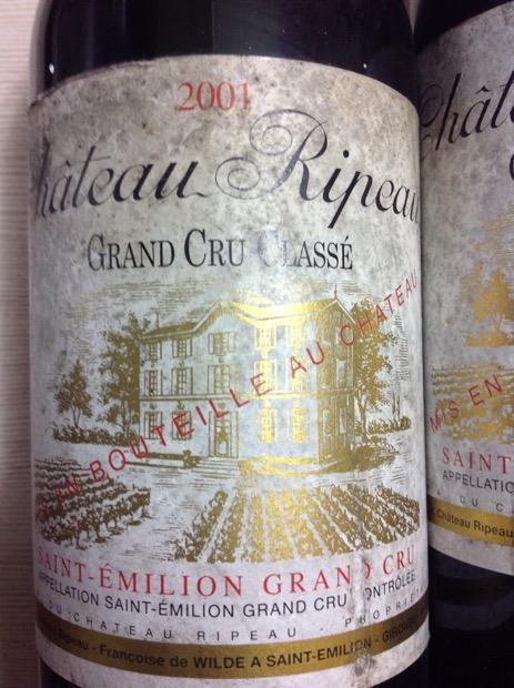 2001 Château Ripeau, France, Bordeaux, Libournais, St. Émilion Grand ...