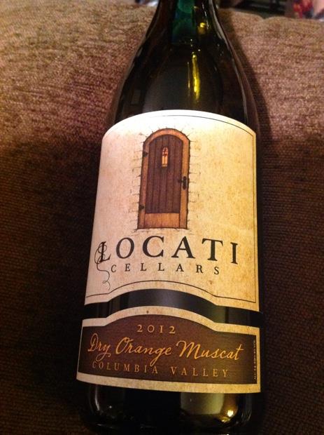 2012 Locati Cellars Muscat Dry Orange Muscat, USA, Washington, Columbia ...