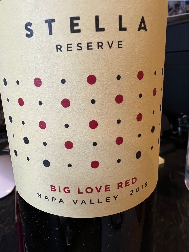 2019 Stella Wines Big Love Red, USA, California, Napa Valley