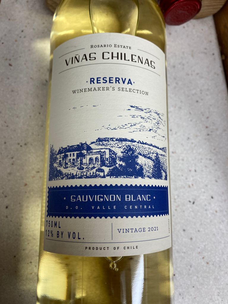 2021 Trader Joe's Sauvignon Blanc Viñas Chilenas Reserva, Chile