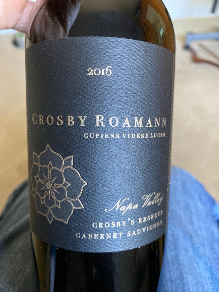 2018 Crosby Roamann Crosby's Reserve, USA, California, Napa Valley