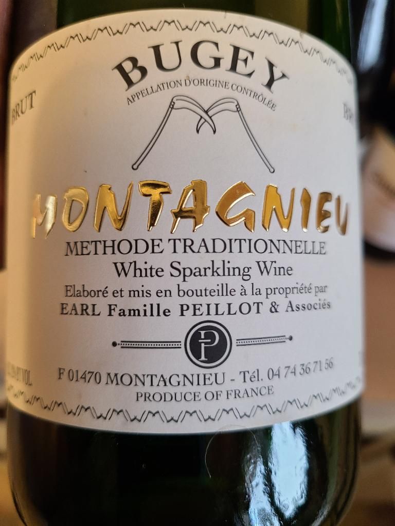 2020 Famille Peillot Vin du BugeyMontagnieu White Sparkling, France