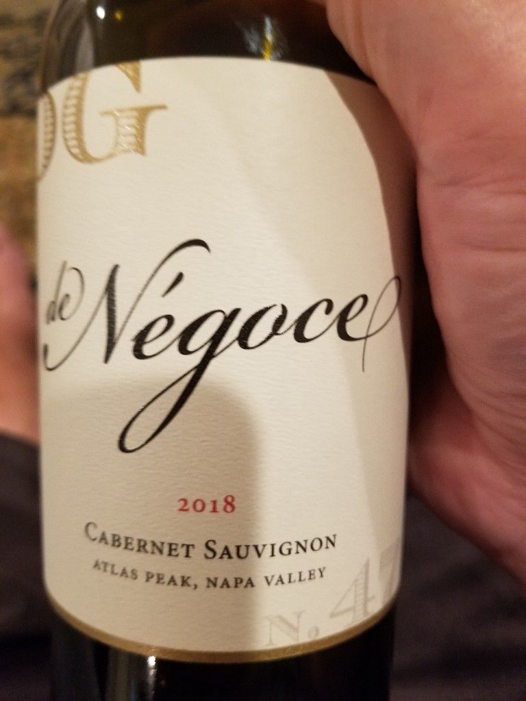 2018 de Négoce Sauvignon OG N.47, USA, California, Napa Valley