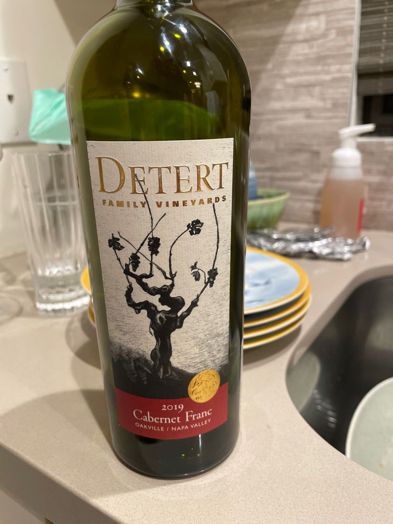 2017 Detert Family Vineyards Cabernet Franc, USA, California, Napa ...