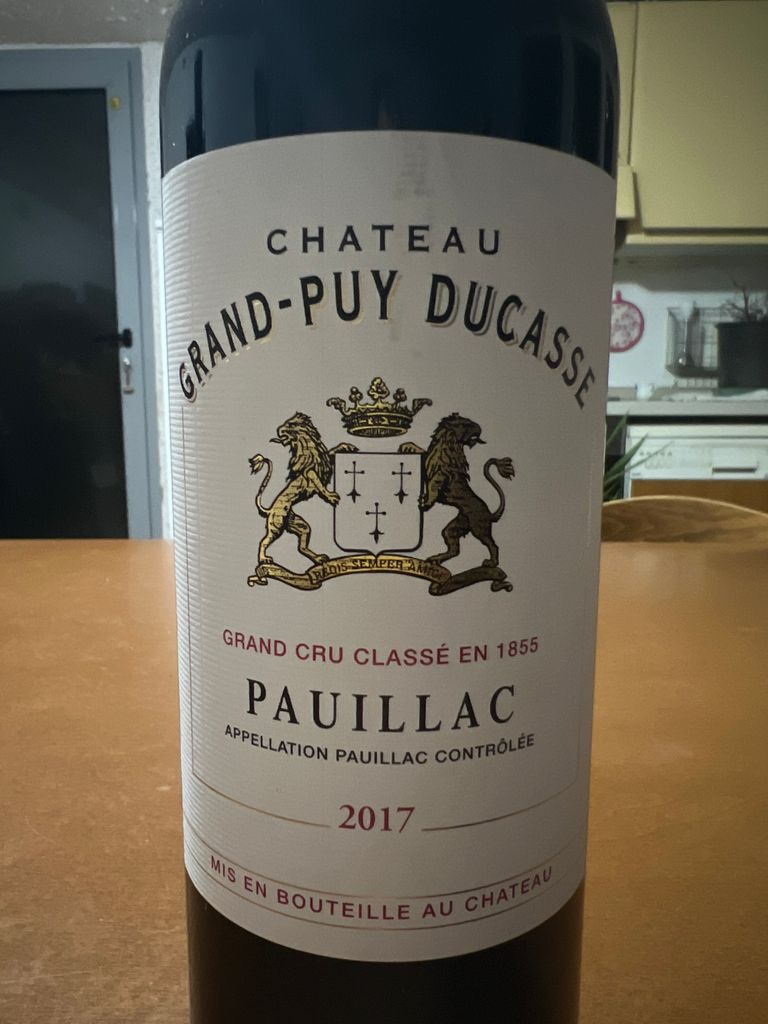 2017 Château CellarTracker Grand-Puy Ducasse 