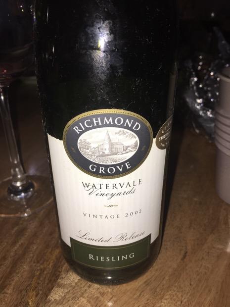 2002 Richmond Grove Riesling Limited Release Watervale, Australia 