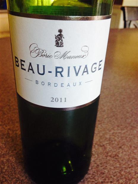 2011 Beau-Rivage (Borie Manoux), France, Bordeaux - CellarTracker