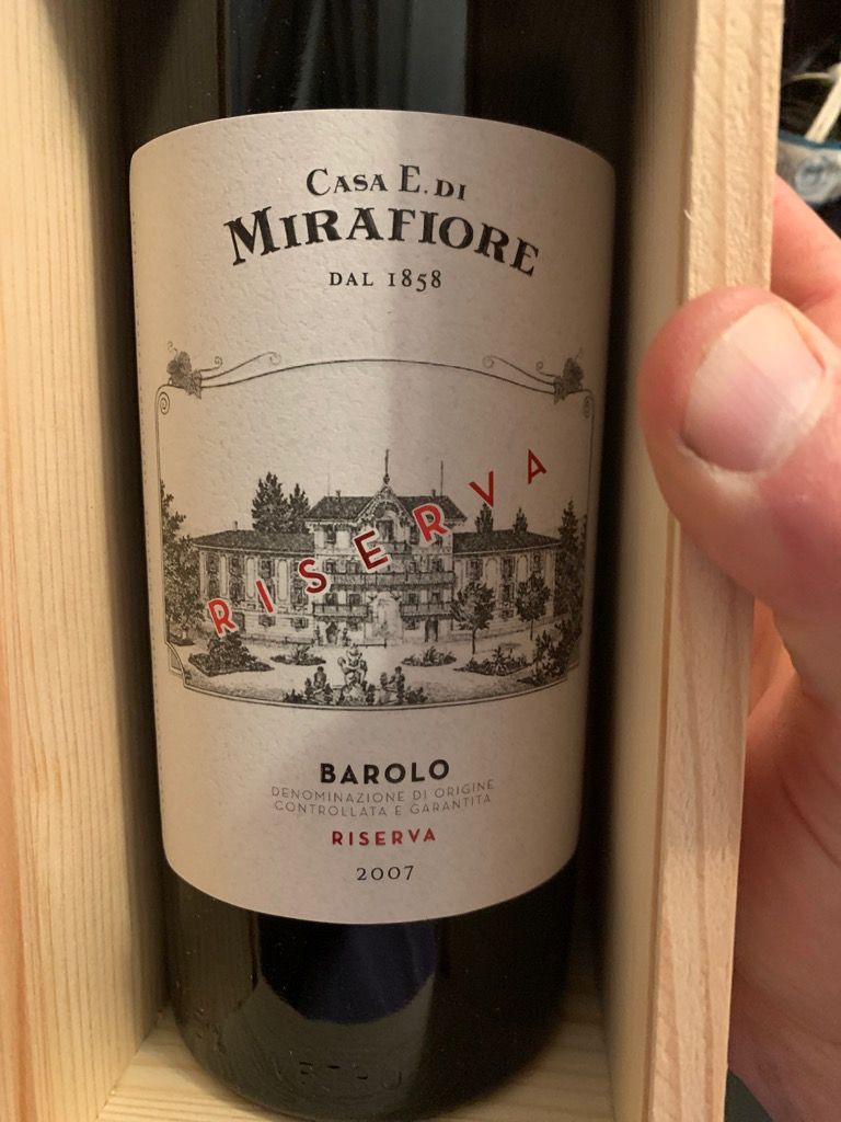 ワイン Casa E. di Mirafiore Barolo 2007 750ml 2007 Casa E. di Mirafiore Barolo Riserva - CellarTracker