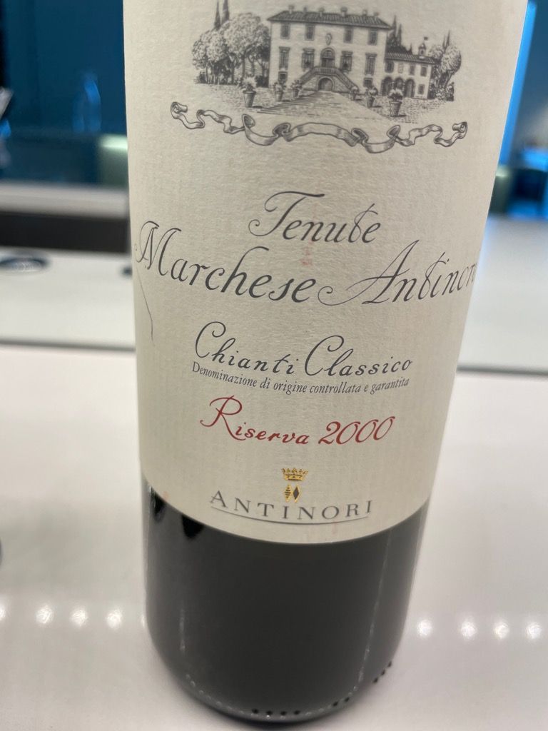 2000 Antinori Chianti Classico Marchese Antinori Riserva