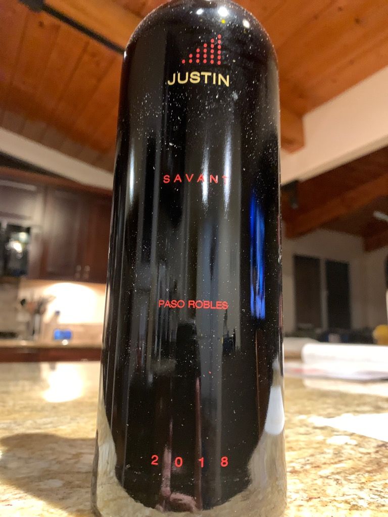2018 Justin Vineyards & Winery Savant, USA, California, Central Coast, Paso Robles CellarTracker