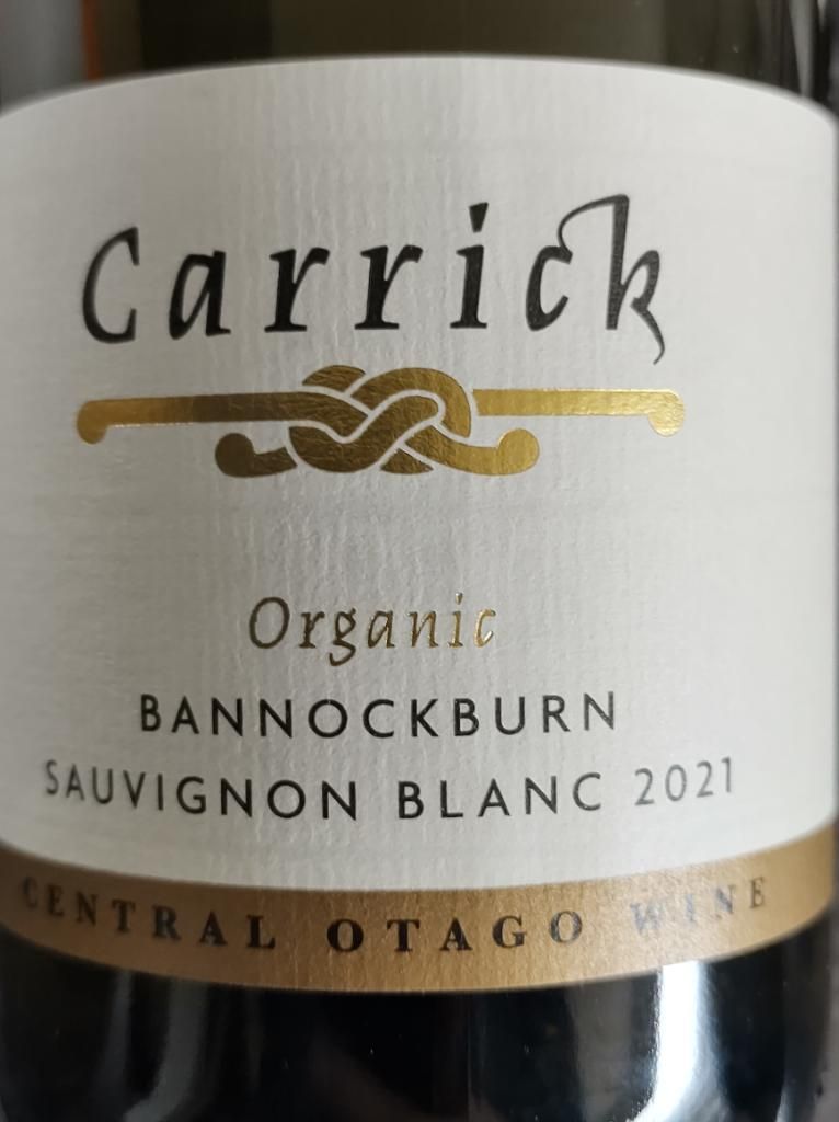 2021 Carrick Sauvignon Blanc, New Zealand, South Island, Otago ...