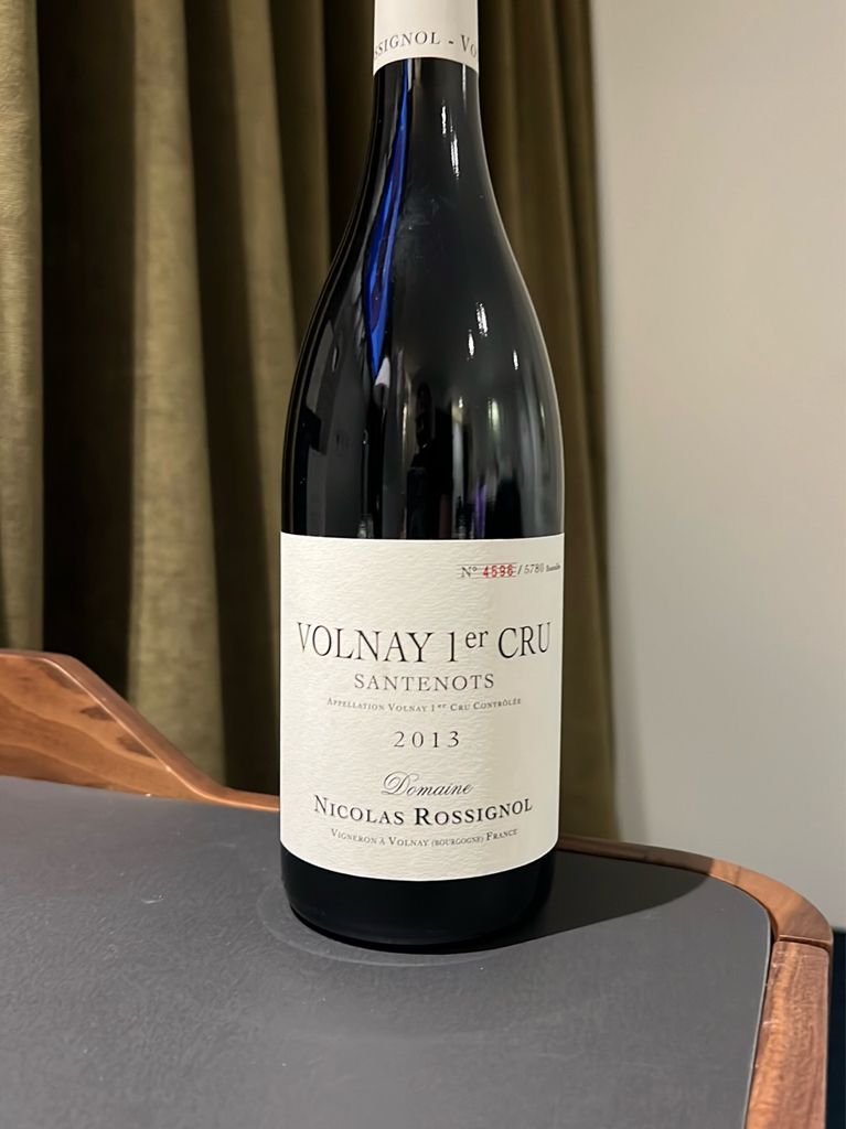 2013 Nicolas Rossignol Volnay 1er Cru Santenots - CellarTracker