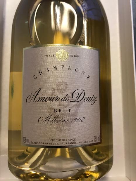 08 Deutz Champagne Amour De Deutz Blanc De Blancs France Champagne Cellartracker