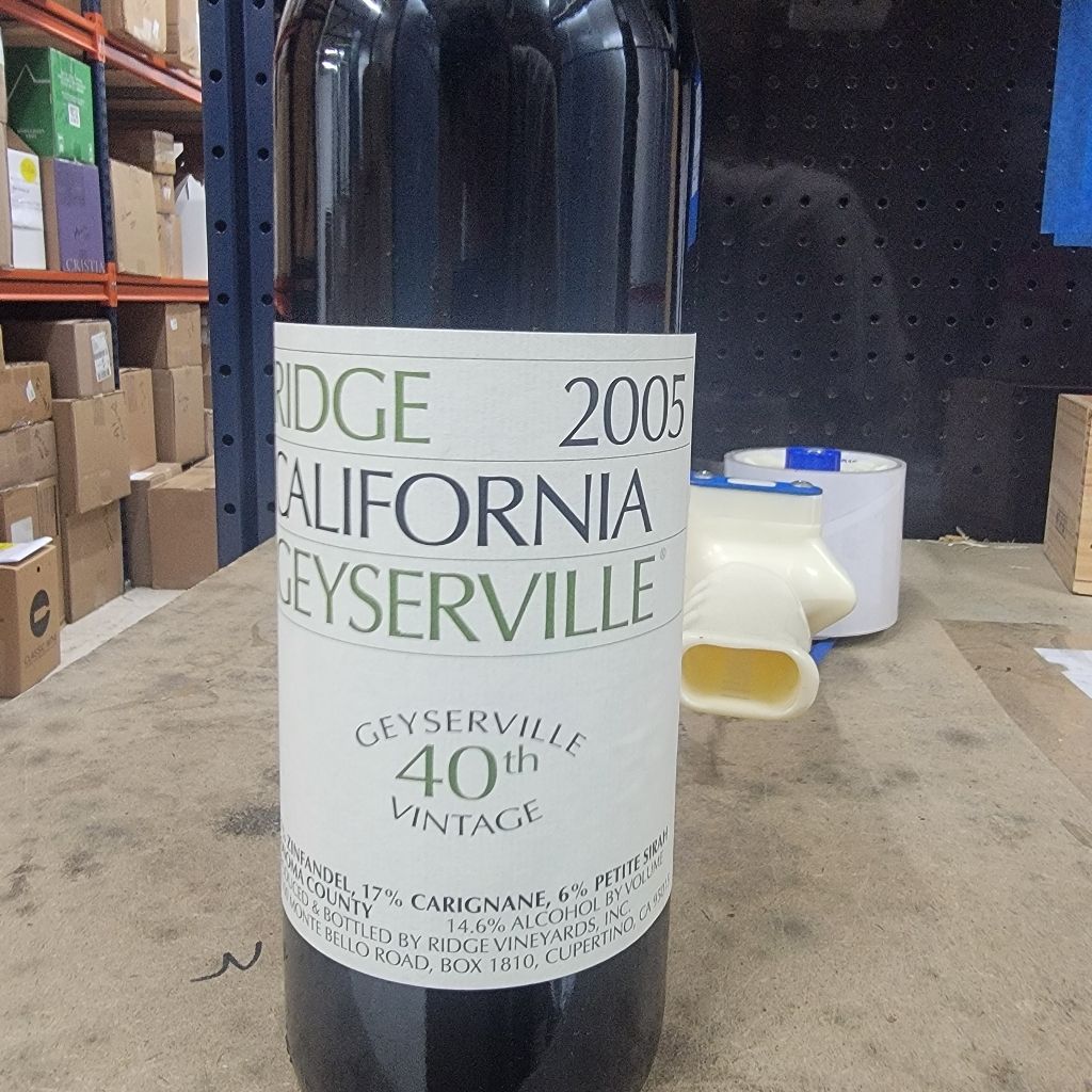 2005 Ridge 40th Vintage Geyserville - CellarTracker