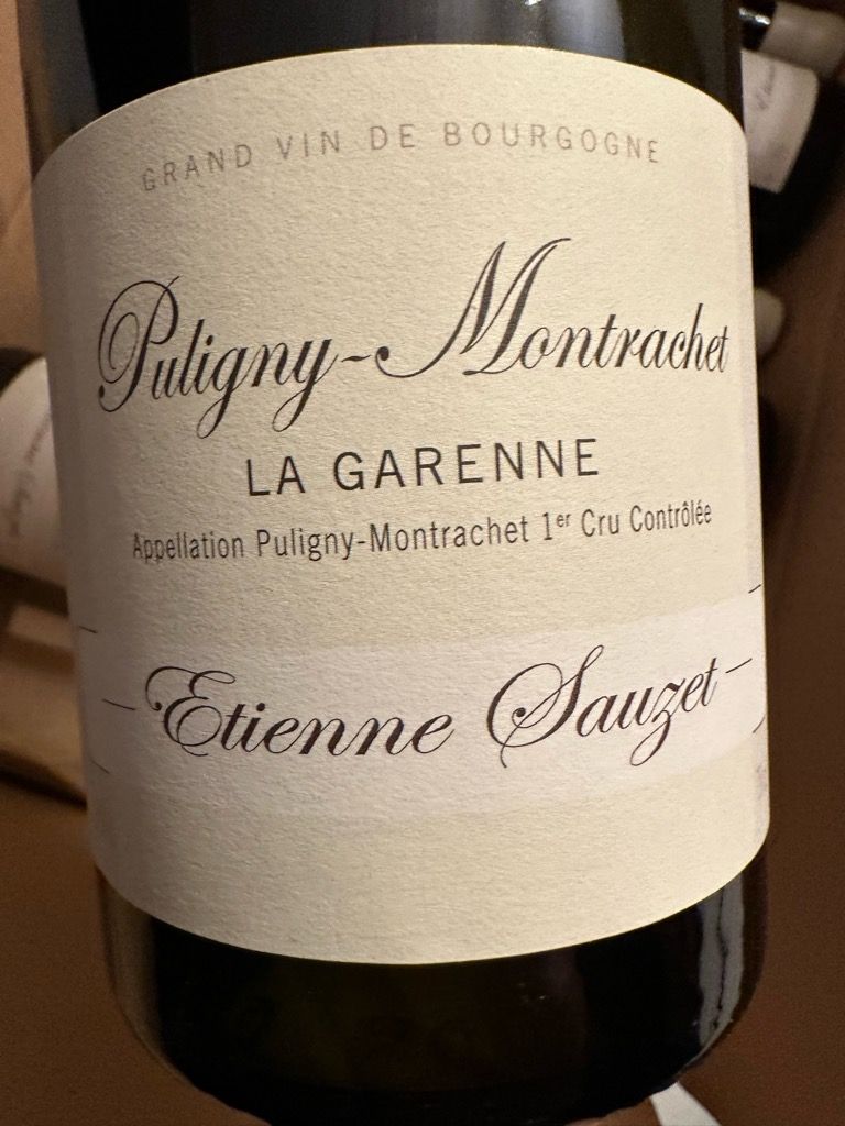 2020 Etienne Sauzet Puligny-Montrachet 1er Cru La Garenne
