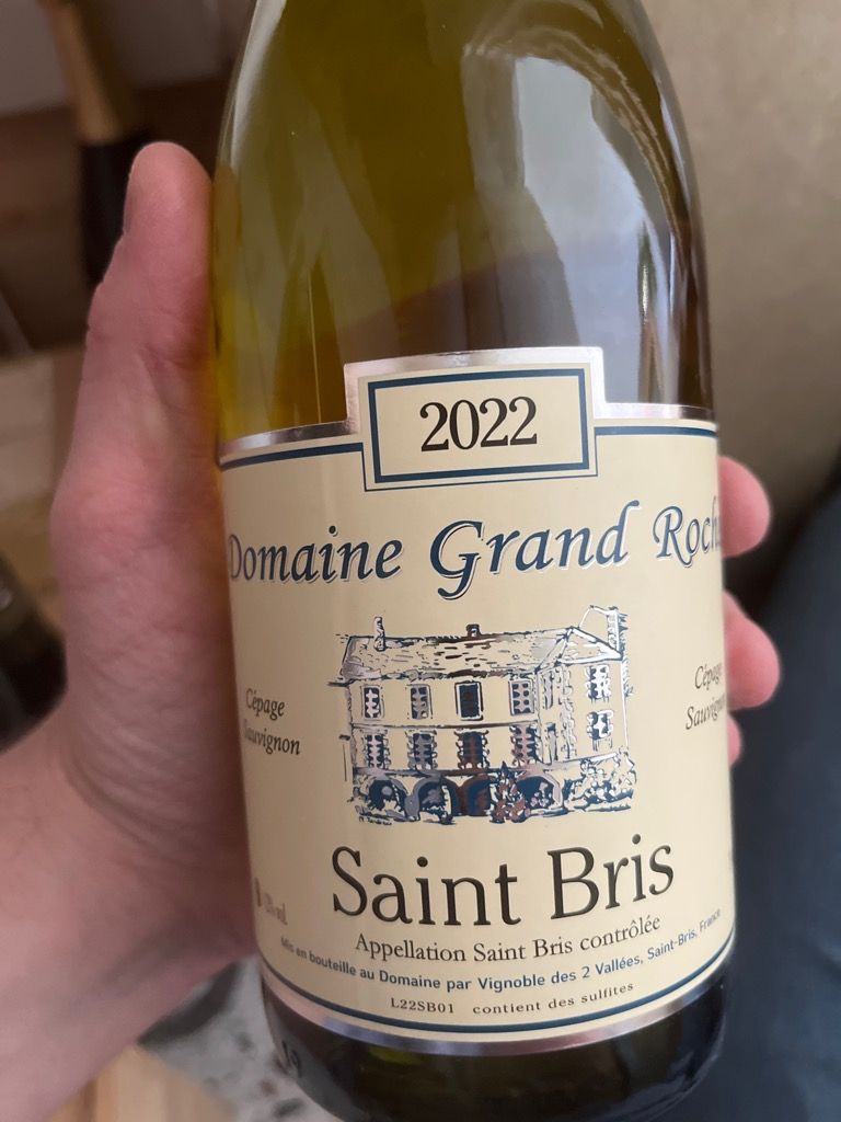 2021 Domaine Grand Roche Saint-Bris, France, Burgundy, Côtes d'Auxerre ...