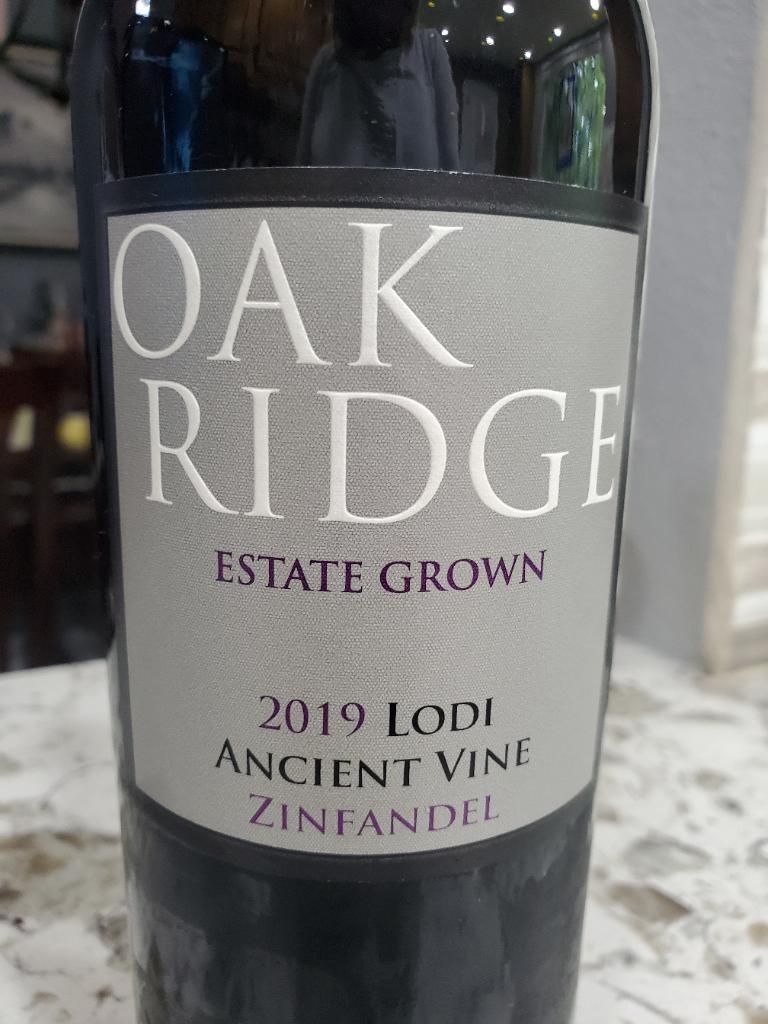 Oak 2025 ridge zinfandel