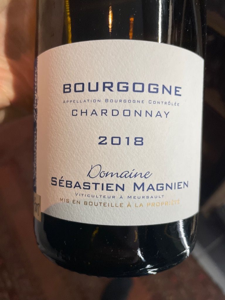 2018 Domaine Sébastien Magnien Pommard Les Petits Noizons, France ...