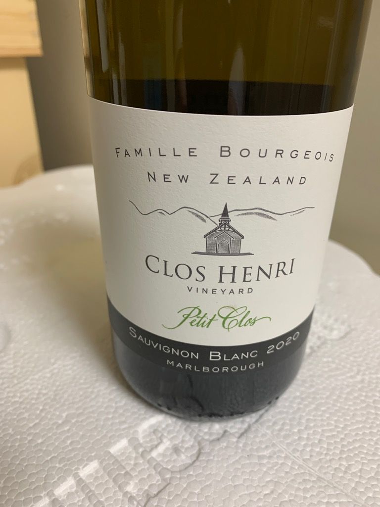 2020 Clos Henri Sauvignon Blanc Petit Clos, New Zealand, South Island