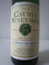 1974 Caymus Cabernet Sauvignon, USA, California, Napa Valley