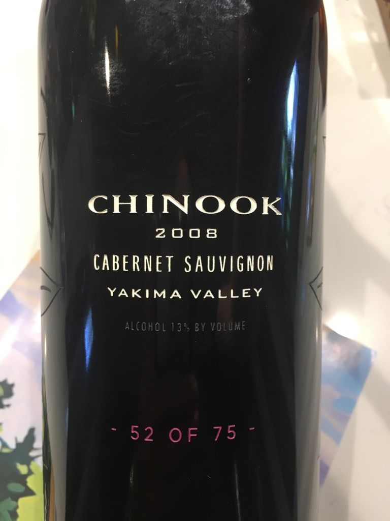 2008 Chinook Wines Sauvignon Washington Wine Festival, USA
