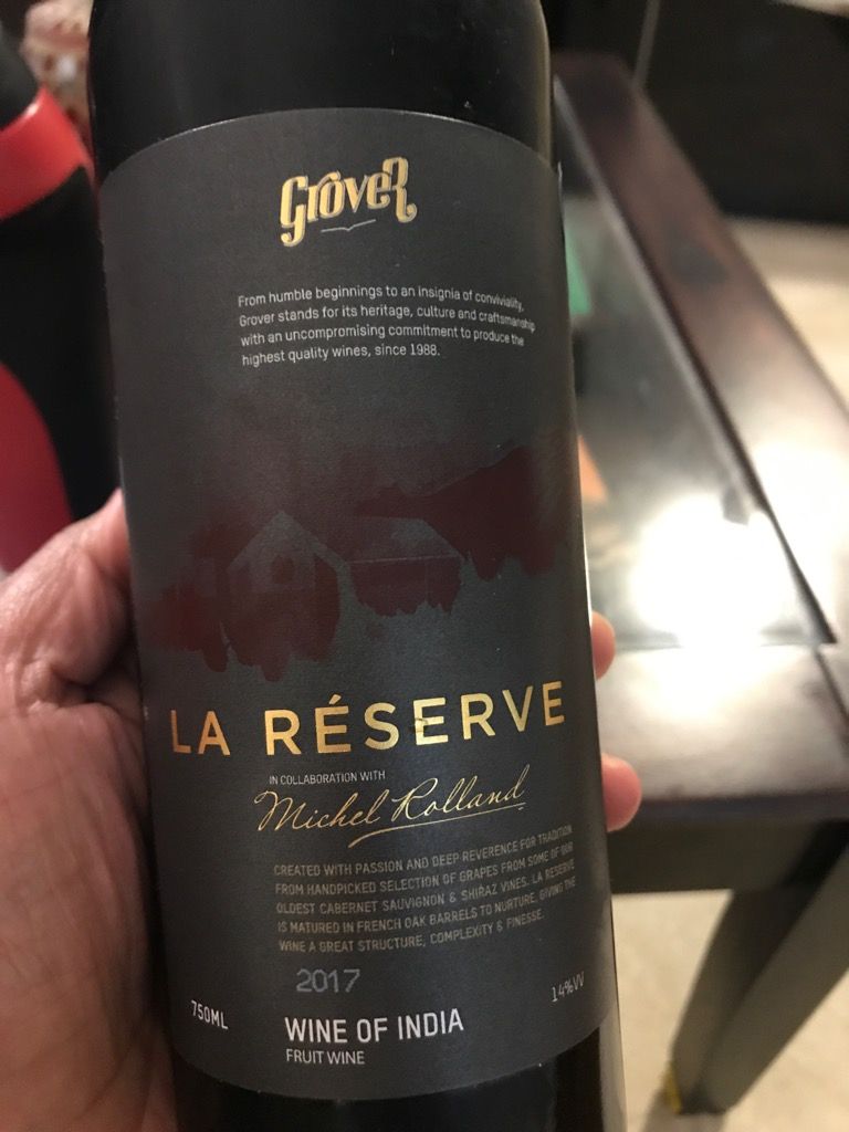 2016 Grover Zampa La Reserve Cabernet-Shiraz - CellarTracker