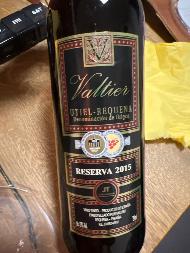 2015 Faustino Rivero Ulecia Utiel-Requena Valtier Reserva - CellarTracker