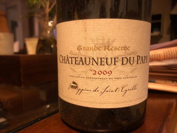 2009 Philippine de Saint-Cyrille Châteauneuf-du-Pape Grande