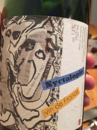 2013 Daniel Sage Nyctalopie, France, Vin de France - CellarTracker