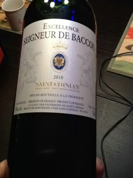 2010 La Cave des Vignerons de Saint Chinian Saint-Chinian Seigneur De ...