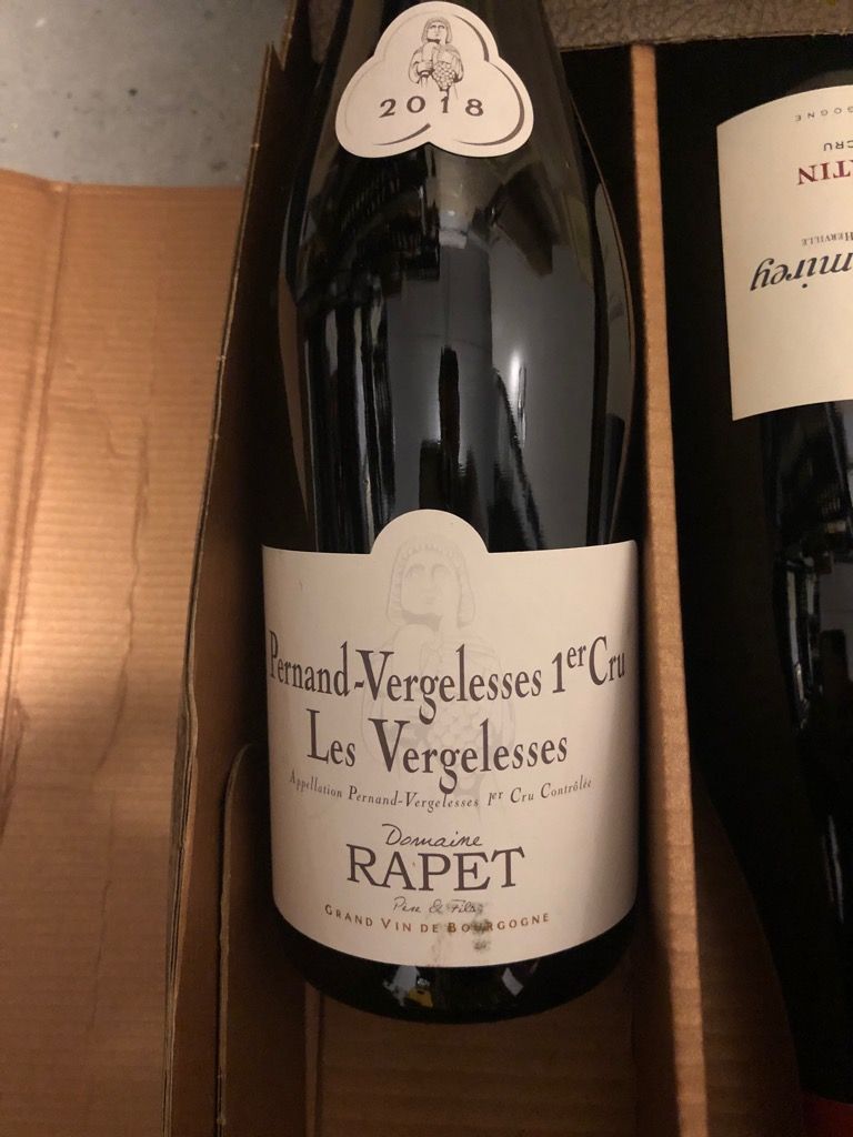 2018 Rapet Père et Fils Pernand-Vergelesses 1er Cru Ile des