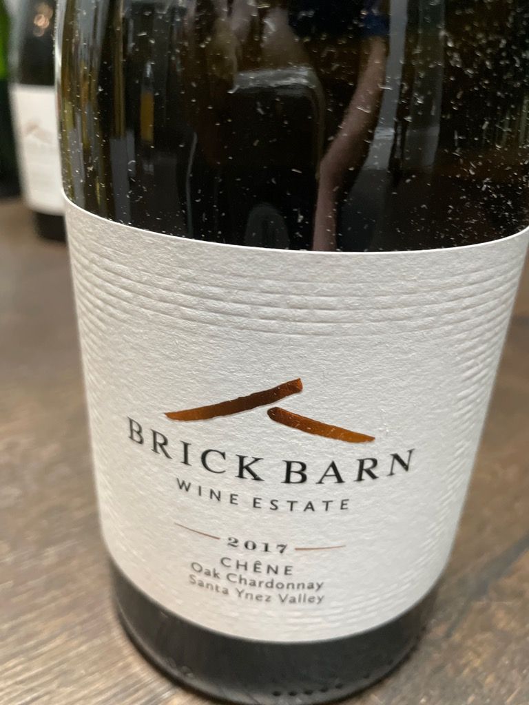 2017 Brick Barn Chardonnay Chêne, USA, California, Central Coast, Santa ...