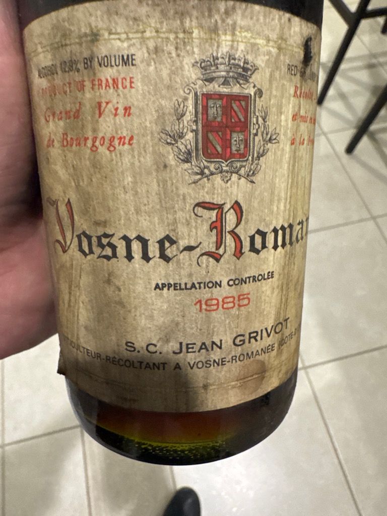 1988 Domaine Jean Grivot Vosne-Romanée - CellarTracker