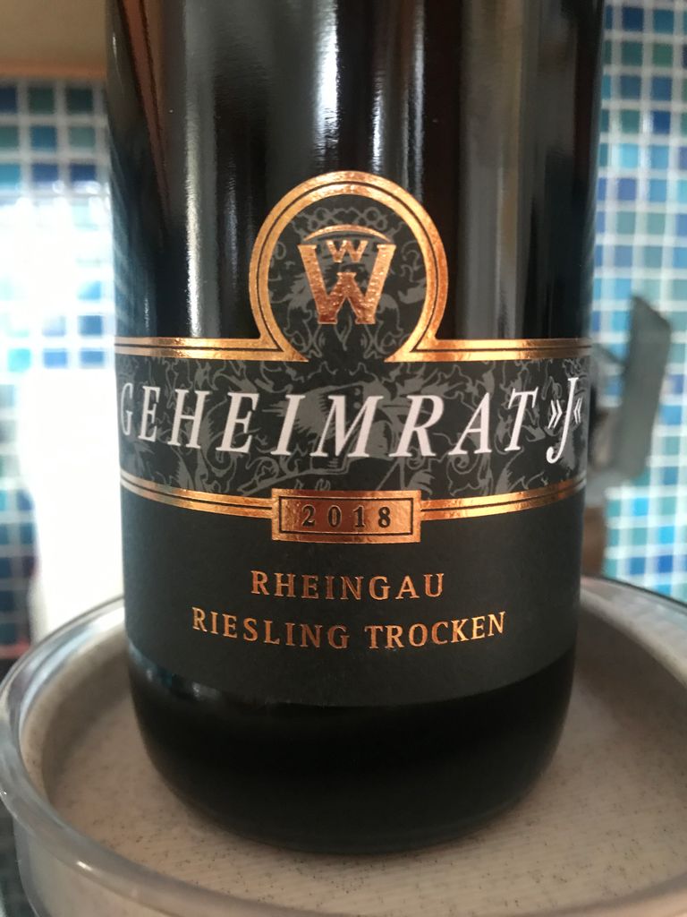 2018 Wegeler Riesling Geheimrat 