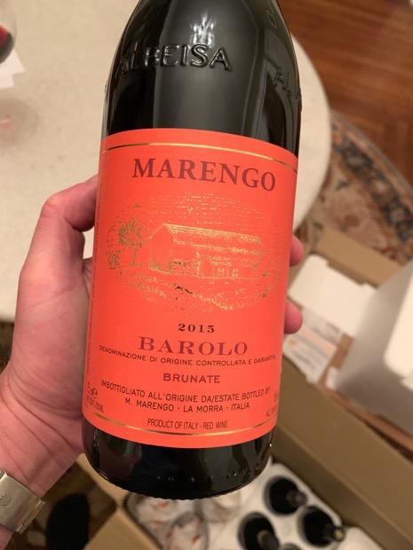 2015 M. Marengo Barolo Brunate CellarTracker