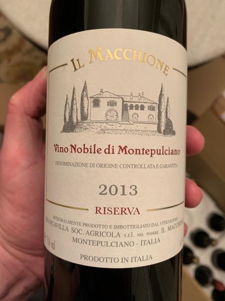 2013 Il Macchione Vino Nobile di Montepulciano Riserva, Italy, Tuscany ...