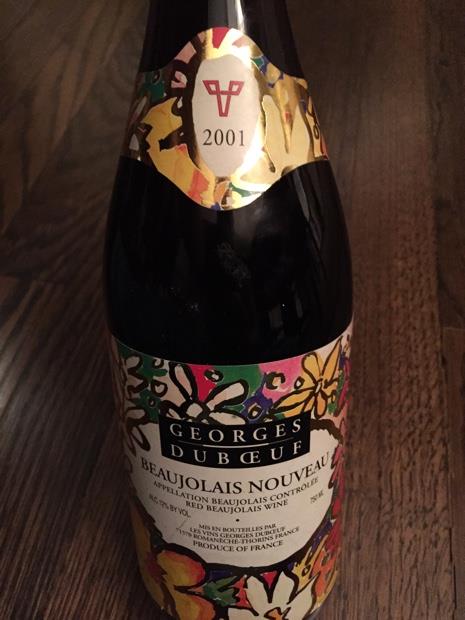 2001 Georges Dubœuf Beaujolais Nouveau - CellarTracker