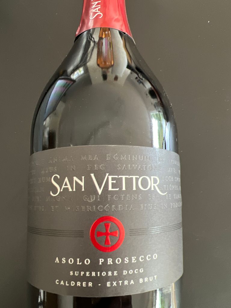 N.V. San Vettor Asolo Prosecco Superiore Caldrer Extra Dry