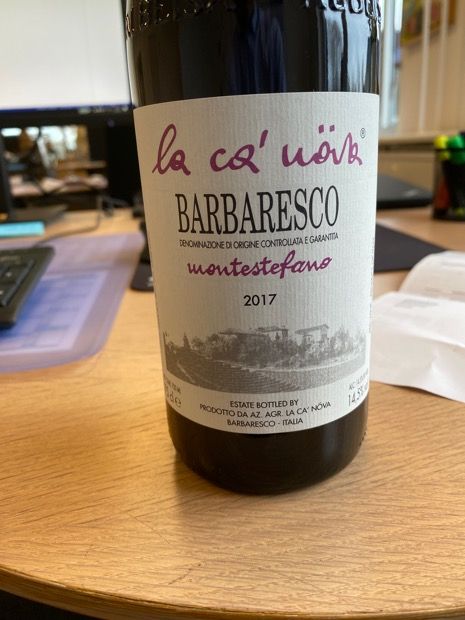 2020 La Ca' Növa Barbaresco Montestefano - CellarTracker