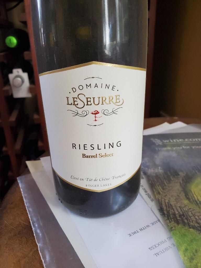 2017 Domaine LeSeurre Riesling Barrel Select, USA, New York, Finger ...