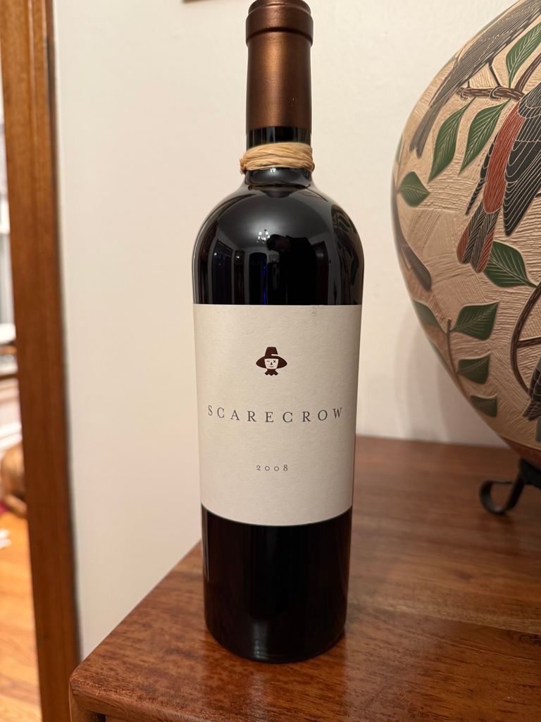 スケアクロウ カベルネ ソーヴィニヨン 2008 2008 Scarecrow Cabernet Sauvignon - CellarTracker